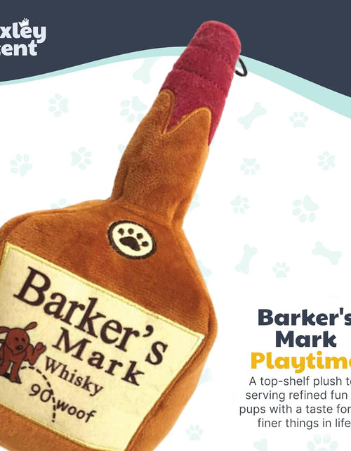 Load image into Gallery viewer, H&amp;K for Dogs Power Plush | Barker'S Mark (Large) | Funny Dog Toy | Dog Toy with Squeaker | Dog Gift | Fun, Durable, and Safe | Squeaky Dog Toy
