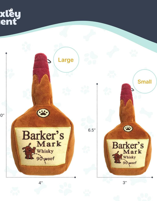 Load image into Gallery viewer, H&amp;K for Dogs Power Plush | Barker'S Mark (Large) | Funny Dog Toy | Dog Toy with Squeaker | Dog Gift | Fun, Durable, and Safe | Squeaky Dog Toy
