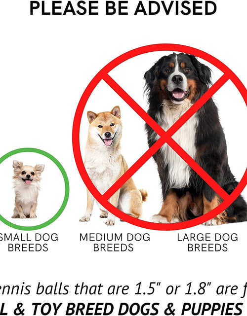 Load image into Gallery viewer, X-Small Dog Tennis Balls 1.5" Pack of 12- Puppy Mini Fetch Pet Little Tennis Balls -Yellow/Pink
