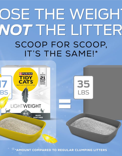 Load image into Gallery viewer, Purina  Lightweight 4-In-1 Strength Clumping Cat Litter
