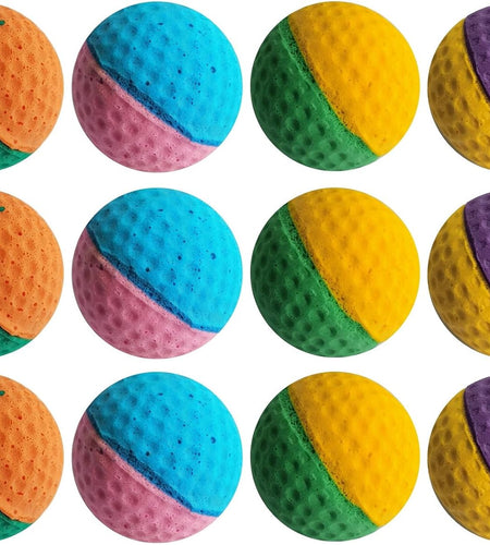 Cat Foam Ball Cat Sponge Ball Toy Cat Soccer Ball Toy (Two Color Pet Ball)