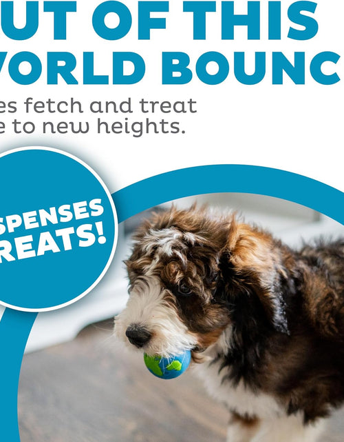 Load image into Gallery viewer, Orbee-Tuff Planet Ball Blue/Green Treat-Dispensing Dog Toy, Medium
