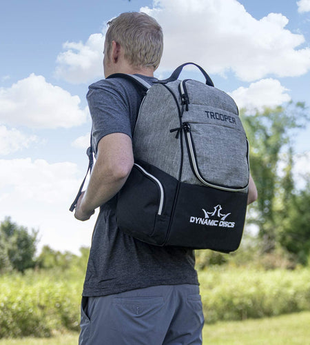 Trooper Disc Golf Backpack | Frisbee Disc Golf Bag with 18+ Disc Capacity | Introductory Disc Golf Backpack | Lightweight and Durable