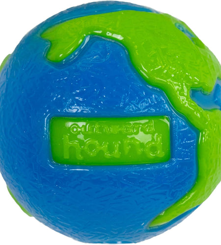 Orbee-Tuff Planet Ball Blue/Green Treat-Dispensing Dog Toy, Small