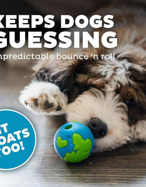 Load image into Gallery viewer, Orbee-Tuff Planet Ball Blue/Green Treat-Dispensing Dog Toy, Medium
