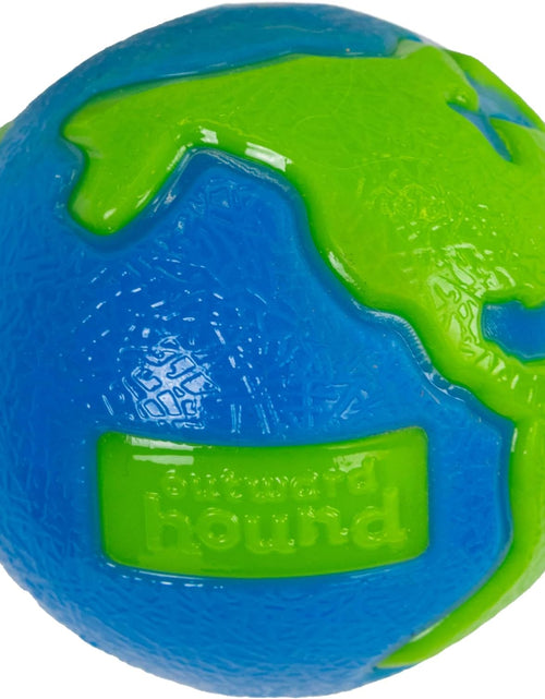 Load image into Gallery viewer, Orbee-Tuff Planet Ball Blue/Green Treat-Dispensing Dog Toy, Medium
